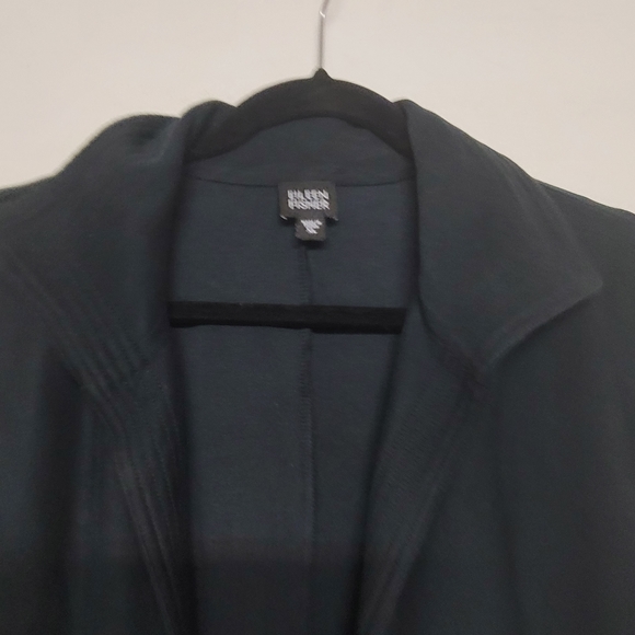 Eileen Fisher black jersey cardigan size XL - Picture 4 of 9